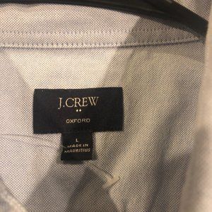 J. Crew Oxford Long Sleeve Button Men's L